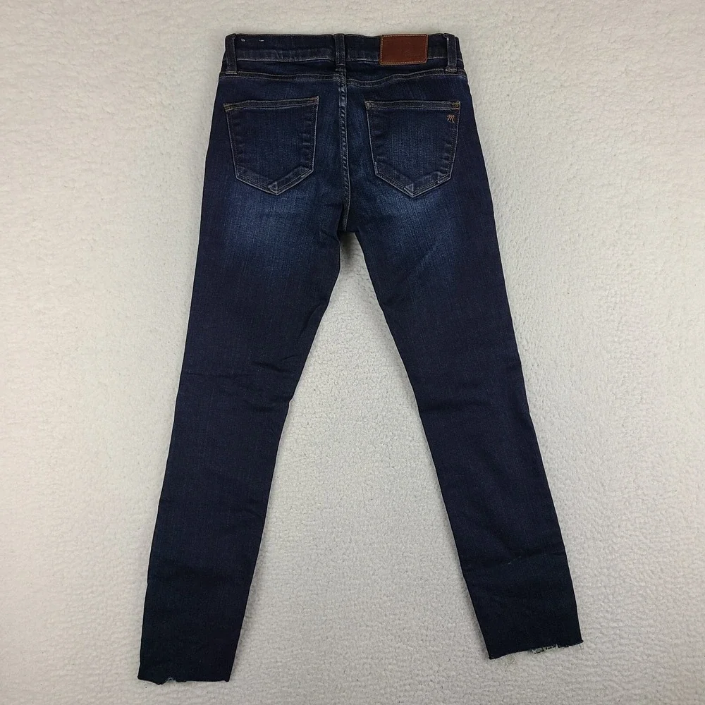Madewell Jeans Womens‎ 24 Blue Skinny Skinny Dark Wash Denim